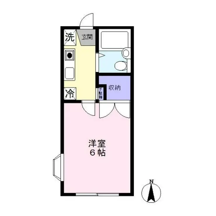 レインボー石川台 2階階 間取り