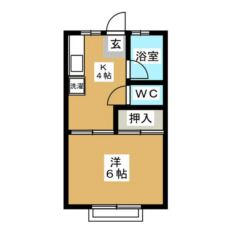 第二野村コーポ 2階階 間取り