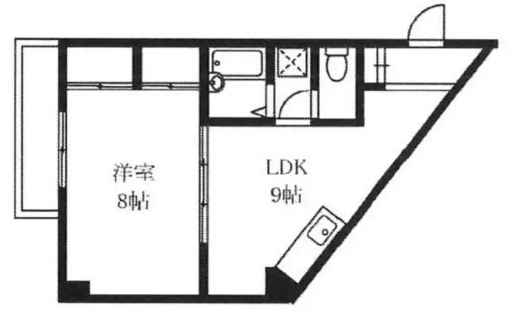 ビューハイツ土屋 7階階 間取り