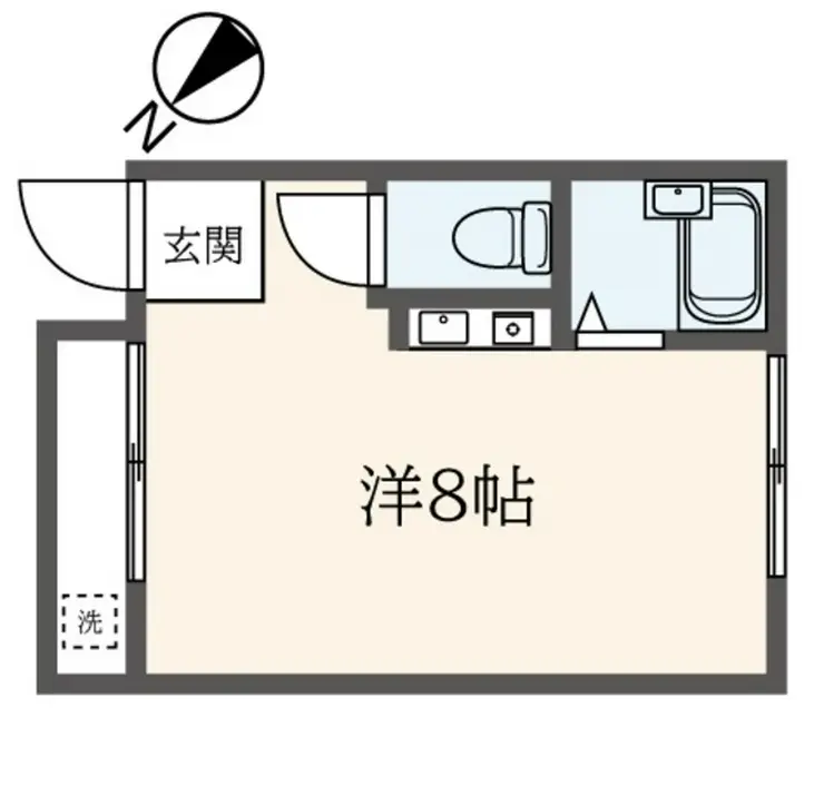 第2サニーコート 3階階 間取り