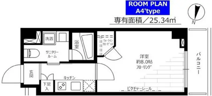 ステージグランデ錦糸町 3階階 間取り