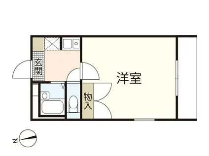 レオパレス泉(1K/1階)の間取り写真