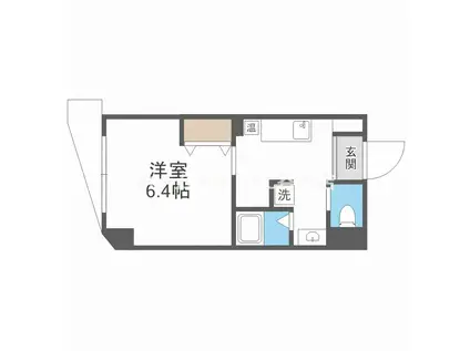 みおつくし西梅田IV(1K/7階)の間取り写真