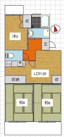 グレースメゾン(3LDK/3階)の間取り写真