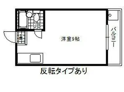 パティオ和田(ワンルーム/1階)の間取り写真