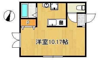 ZESTY MEGURO(ワンルーム/2階)の間取り写真