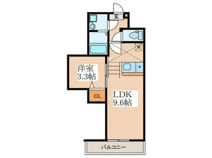 BESTSTAGE羽村市五ノ神4丁目1(1LDK/3階)の間取り写真