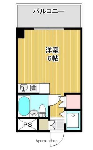 ムーブメントURD百合ヶ丘(ワンルーム/2階)の間取り写真