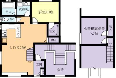 RANCHO PALOS LIGHT(2LDK/2階)の間取り写真