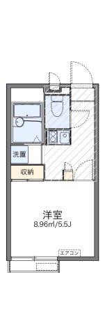 レオパレスカーサ エルマナーダ(1K/2階)の間取り写真