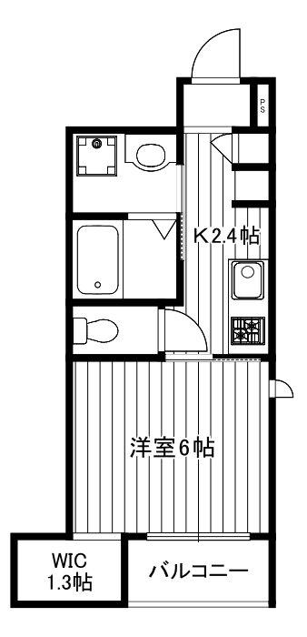ときわテラス(1K/3階)の間取り写真