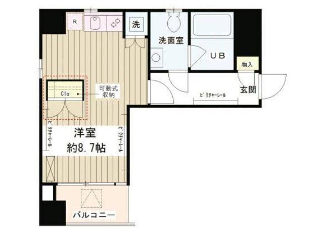 レオーネ三越前(ワンルーム/3階)の間取り写真