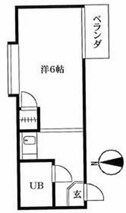 ベルハイツ多摩川 2階階 間取り