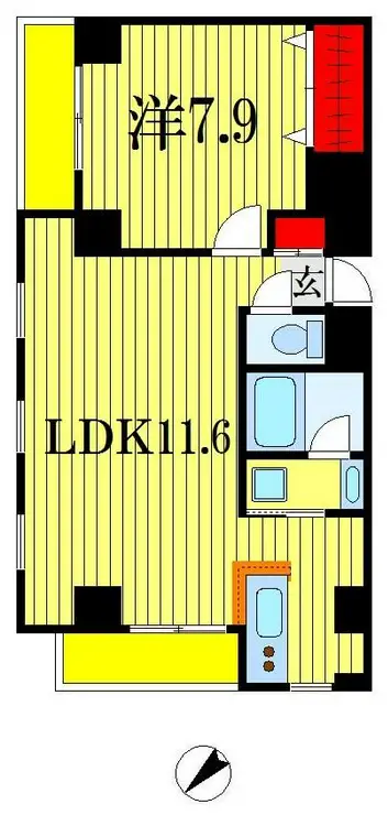 T・FORT吾妻台 5階階 間取り