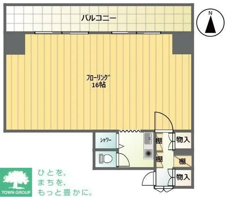 キャッスルマンション笹塚 5階階 間取り