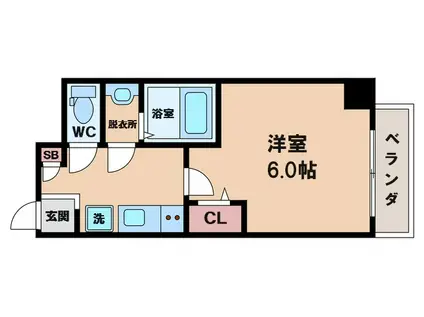 LE-BEAR天王寺東(1K/7階)の間取り写真