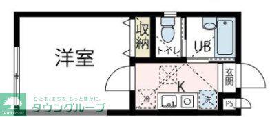 VILLA 510 NO.5(1K/1階)の間取り写真