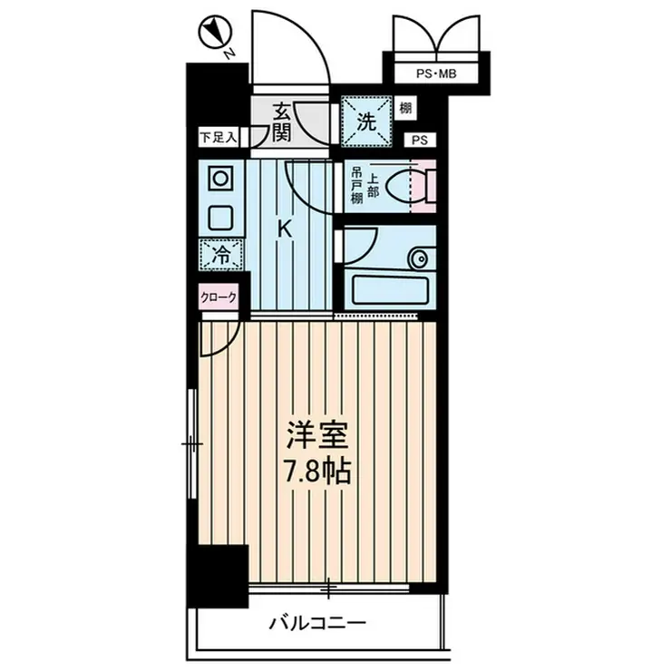 ヴェルステージ関内 6階階 間取り