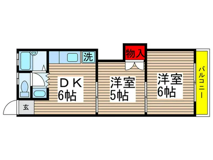 ユーカリハイツ 2階階 間取り