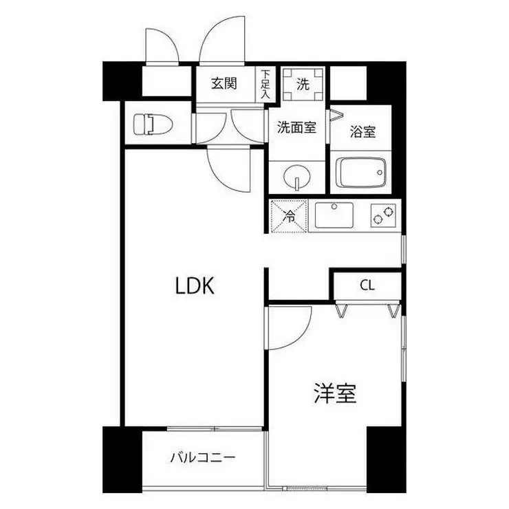 モンシャトー鶴見成和 5階階 間取り