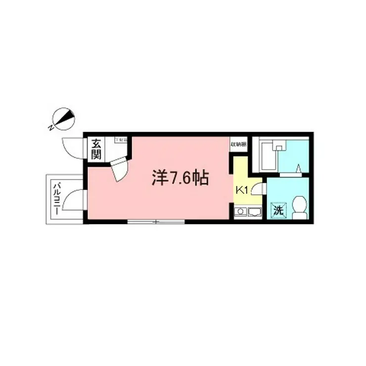 SoyAlto中野島 2階階 間取り