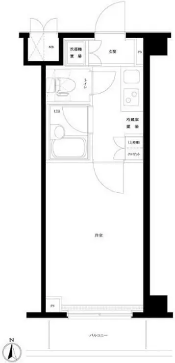 ルーブル蒲田六番館 2階階 間取り