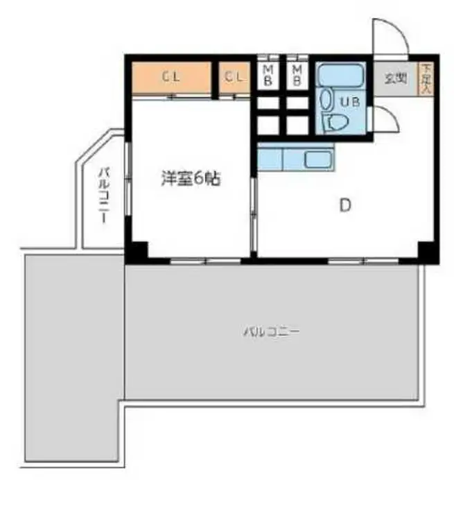 東信松涛マンション 4階階 間取り