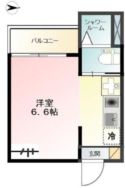 GLANZ東日暮里(ワンルーム/3階)の間取り写真