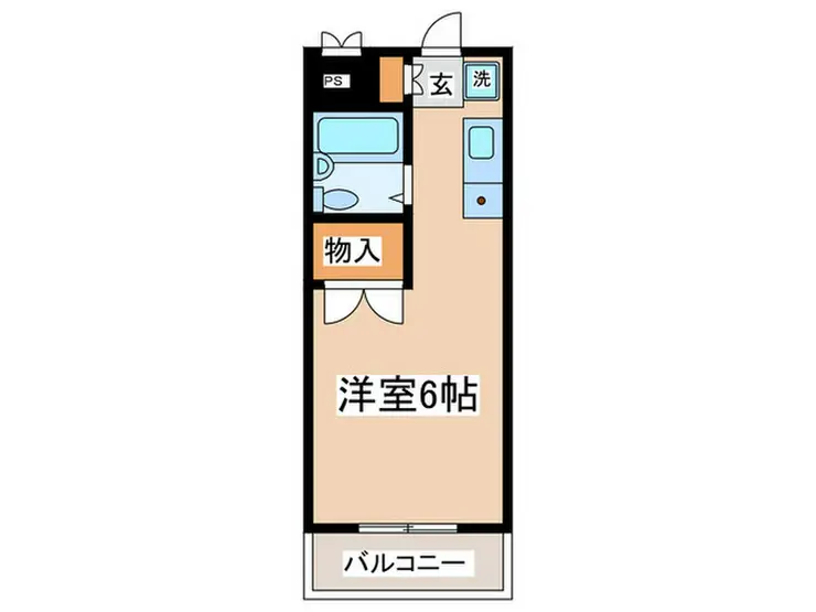 インベストメント南橋本 4階階 間取り
