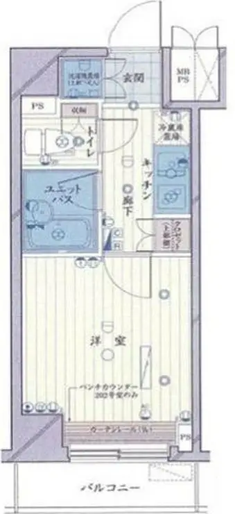 ルーブル東蒲田 7階階 間取り