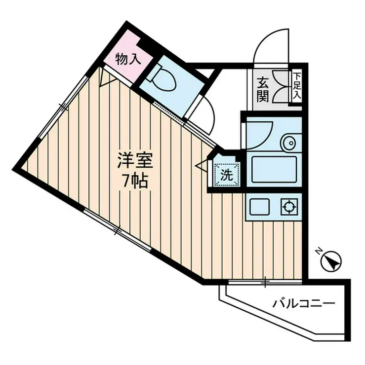 ルプレ荻窪 2階階 間取り
