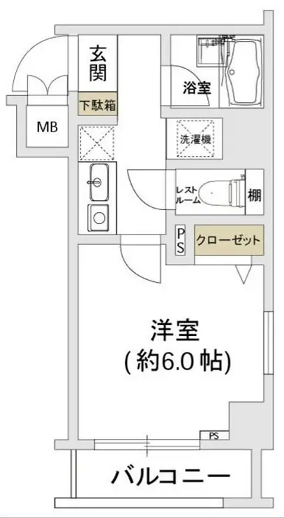 メインステージ護国寺II 3階階 間取り