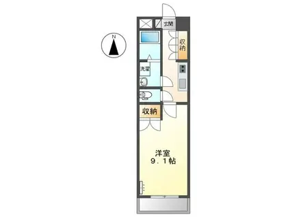 エクセレンスアイディ(1K/2階)の間取り写真