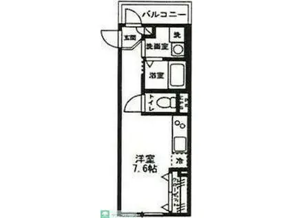 GRANTS SOGA(ワンルーム/3階)の間取り写真