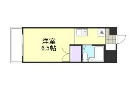 アルカディア倉敷(1K/4階)の間取り写真