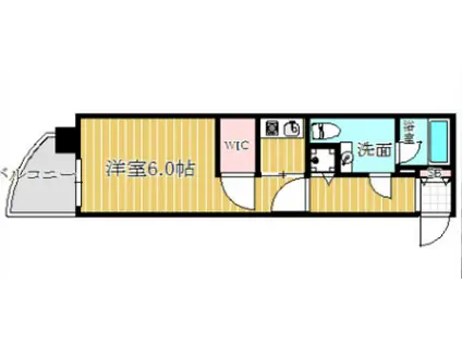 セレニテ日本橋(1K/7階)の間取り写真