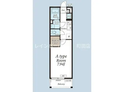 グレイス大和(1K/3階)の間取り写真