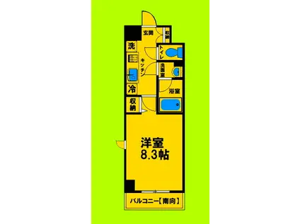 MDI.J エサカ コート(1K/5階)の間取り写真