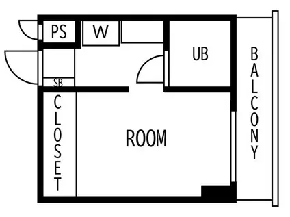 ジョイフル練馬(1K/3階)の間取り写真