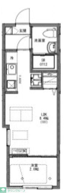 KEIAI RESIDENCE 清瀬IV(1LDK/1階)の間取り写真