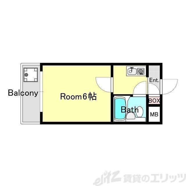 OSKY21(1K/3階)の間取り写真