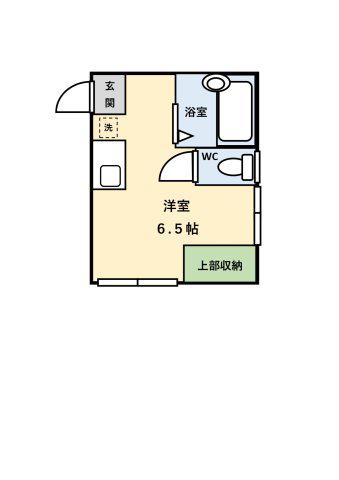 中野ピュアII(ワンルーム/2階)の間取り写真