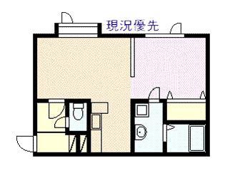 ライフ永山弐番館(1LDK/2階)の間取り写真