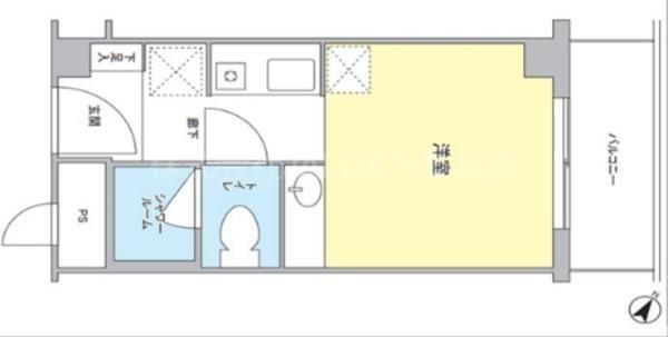 MENOCA MYOGADANI(ワンルーム/4階)の間取り写真