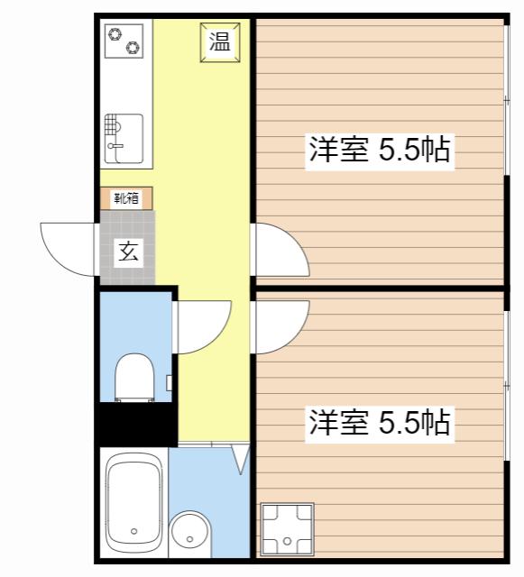NOVESTAGEREMAISON2(2K/3階)の間取り写真
