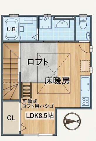 エトワールIZUMI(ワンルーム/1階)の間取り写真
