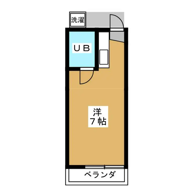 サニーハイツ 1階階 間取り