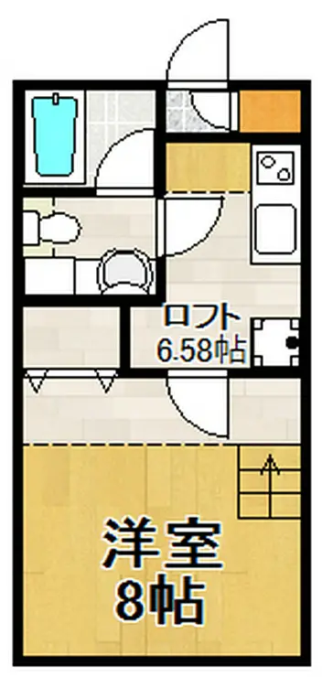 ベルフロレスタ 1階階 間取り