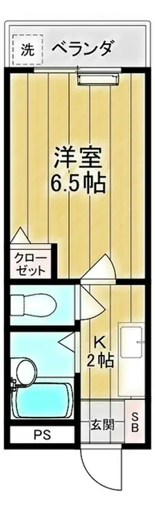 コンパート春日 2階階 間取り