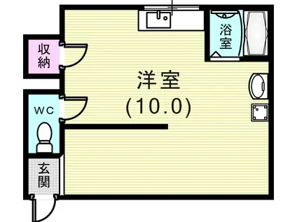 アーバンコート板宿(ワンルーム/2階)の間取り写真